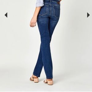 Mavi High-Waisted Straight Jeans Stonewashed